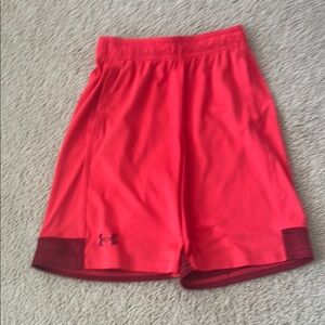Under Armour Bright Red Sports Shorts